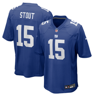 Men's Nike Jordan Stout Royal New York Giants Team Game Jersey