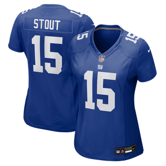 Women's Nike Jordan Stout Royal New York Giants Team Game Jersey