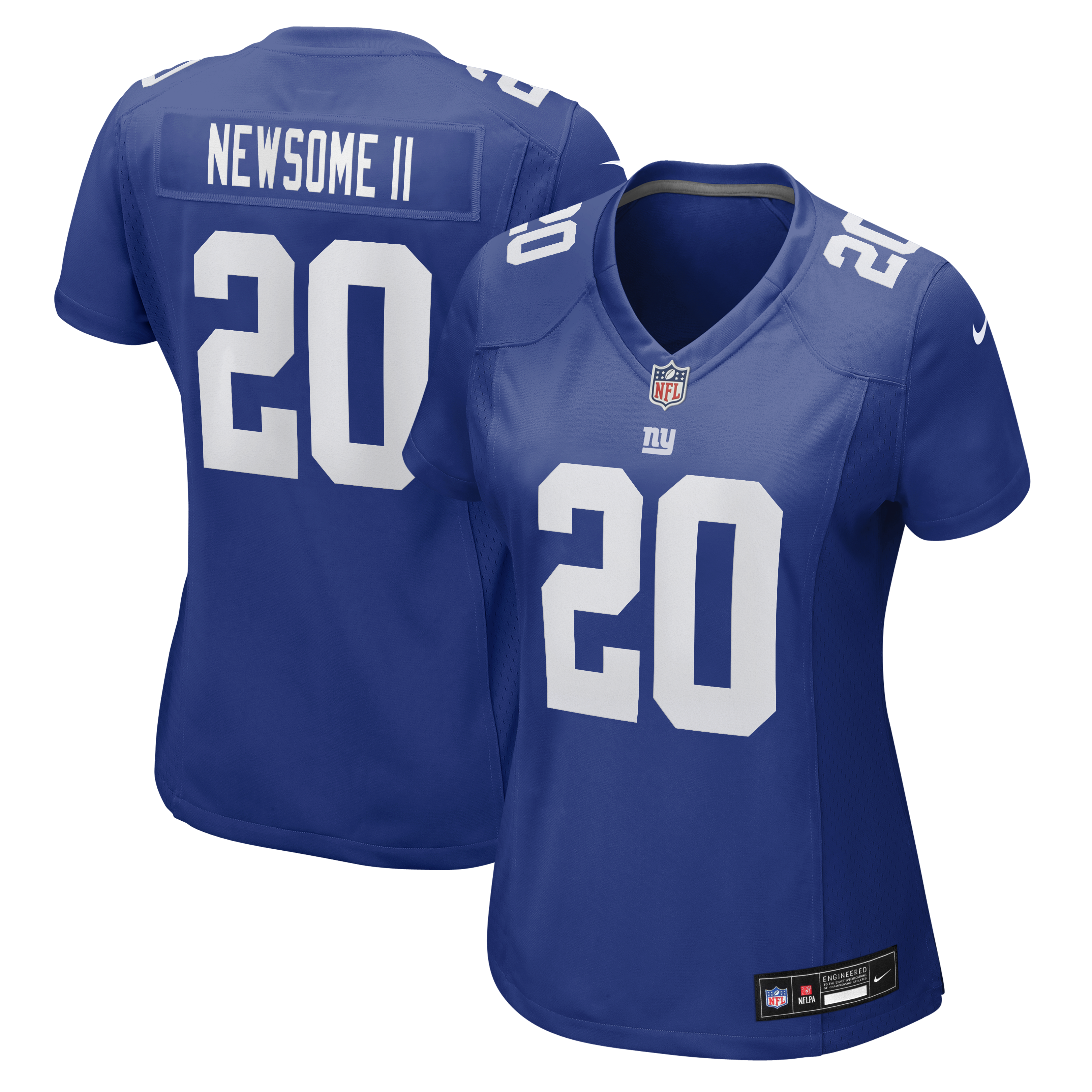 Women's Nike Greg Newsome II Royal New York Giants Team Game Jersey