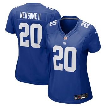 Women's Nike Greg Newsome II Royal New York Giants Team Game Jersey