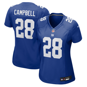 Women's Nike Elijah Campbell Royal New York Giants Team Game Jersey