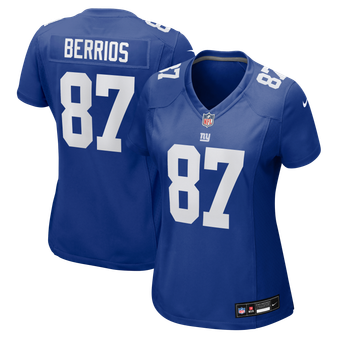 Women's Nike Braxton Berrios Royal New York Giants Team Game Jersey