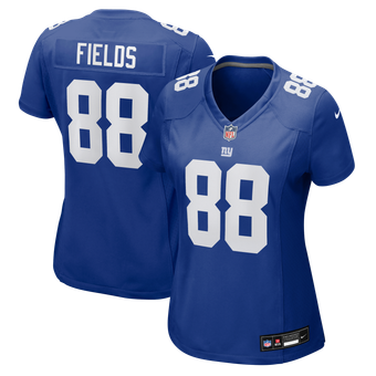 Women's Nike Malachi Fields Royal New York Giants Team Game Jersey