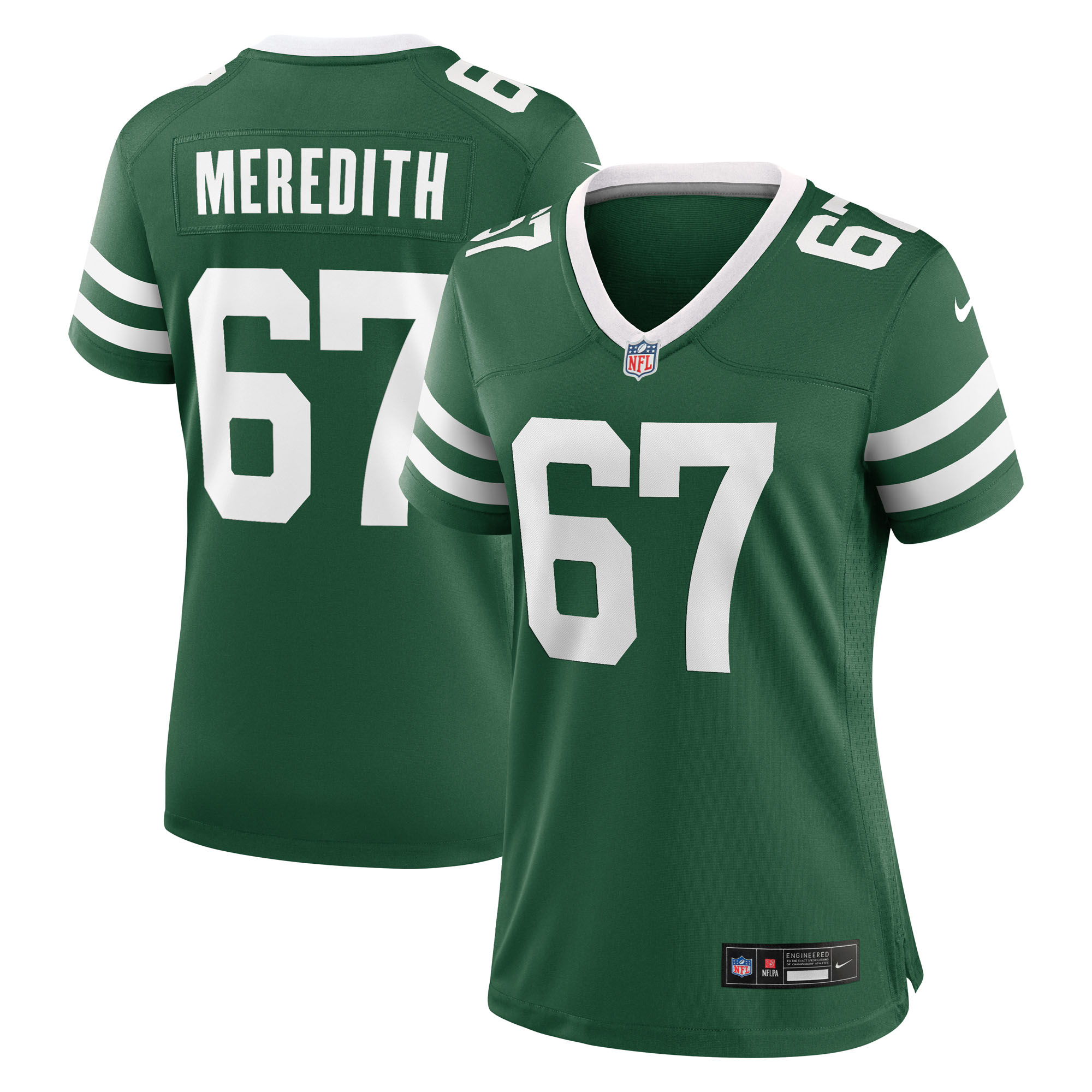 Women's Nike Jordan Meredith Legacy Green New York Jets Team Game Jersey