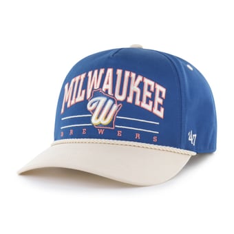 Men's '47  Blue/Natural Milwaukee Brewers 2026 City Connect Rope Hitch Adjustable Hat