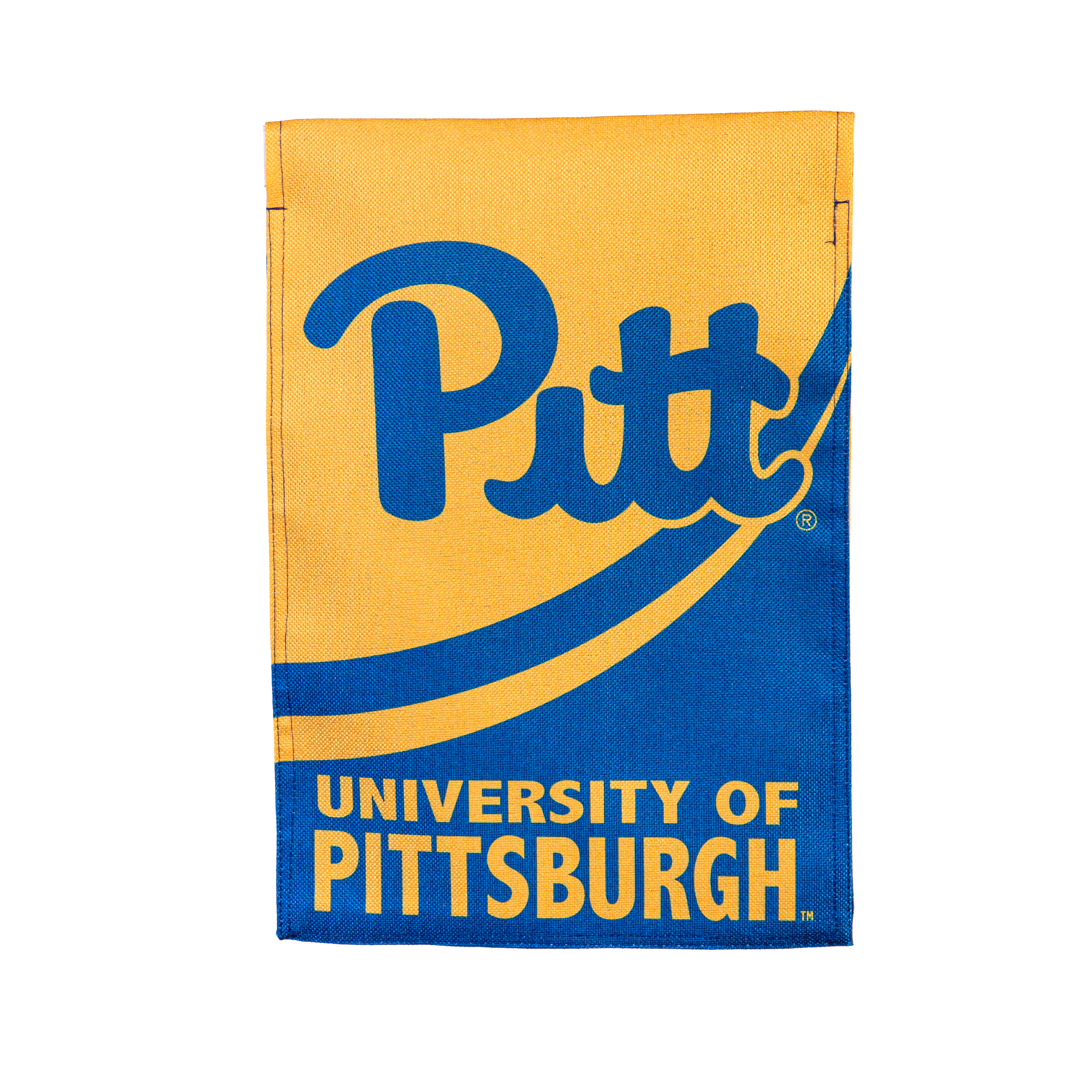 Pitt Panthers 12.5" x 28" Color Wave Double-Sided Burlap Garden Flag