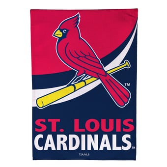 "St. Louis Cardinals 29"" x 43"" Color Wave Double-Sided Burlap House Flag"