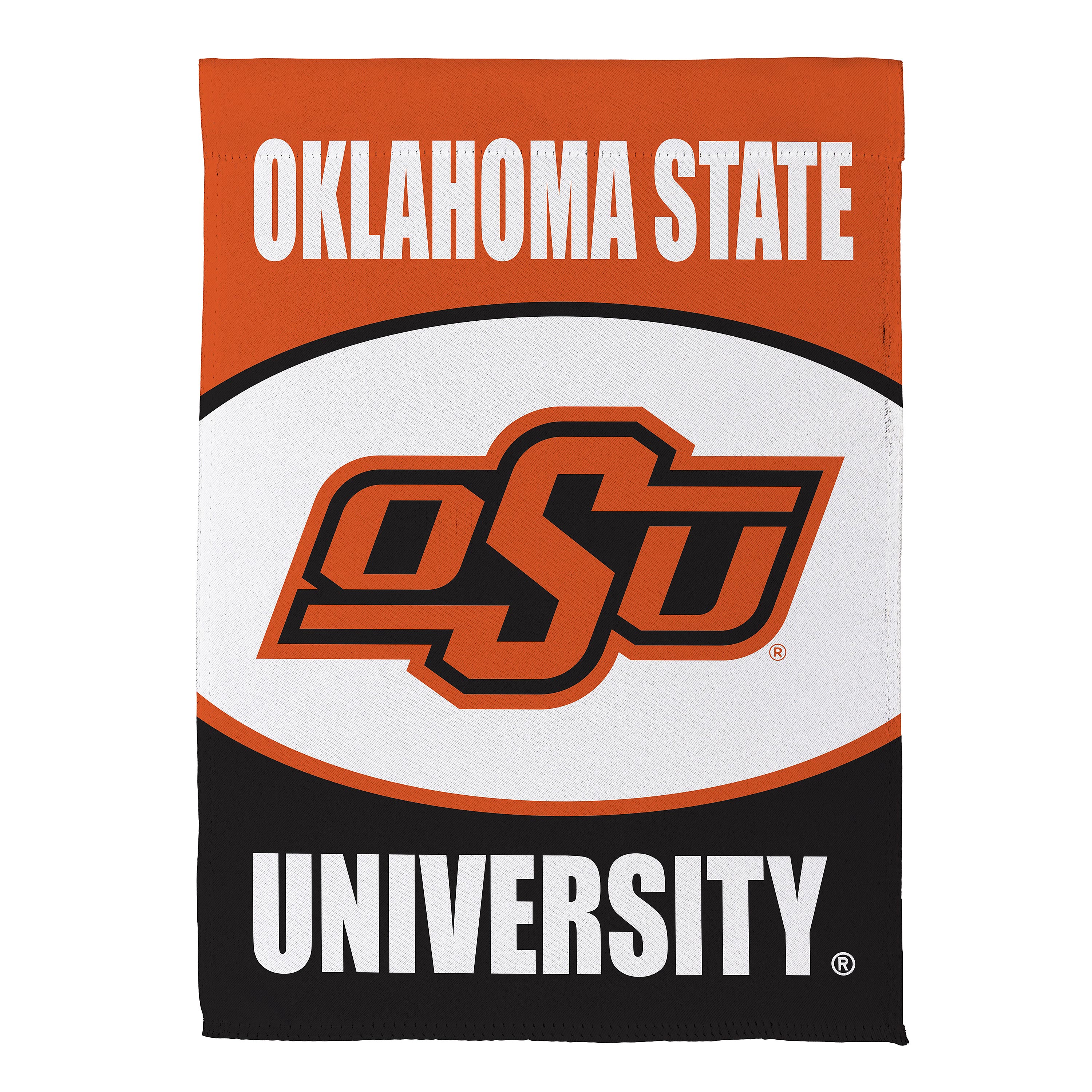 Oklahoma State Cowboys 12.5" x 28" Scoped Logo Double-Sided Suede Garden Flag