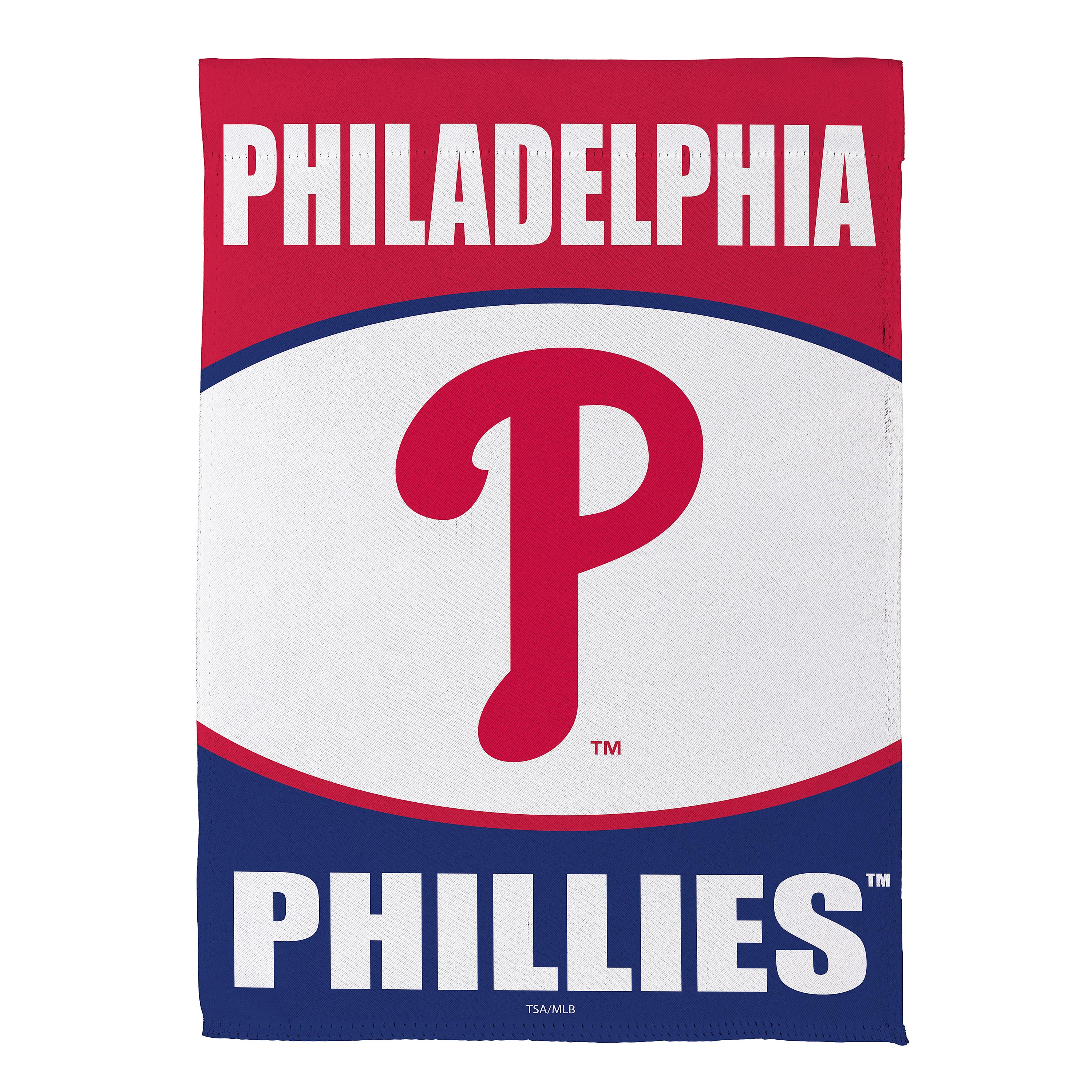Philadelphia Phillies 12.5" x 28" Scoped Logo Double-Sided Suede Garden Flag