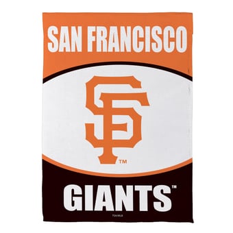 "San Francisco Giants 12.5"" x 28"" Scoped Logo Double-Sided Suede Garden Flag"