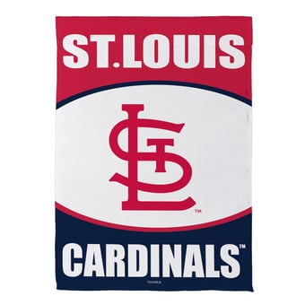 "St. Louis Cardinals 12.5"" x 28"" Scoped Logo Double-Sided Suede Garden Flag"