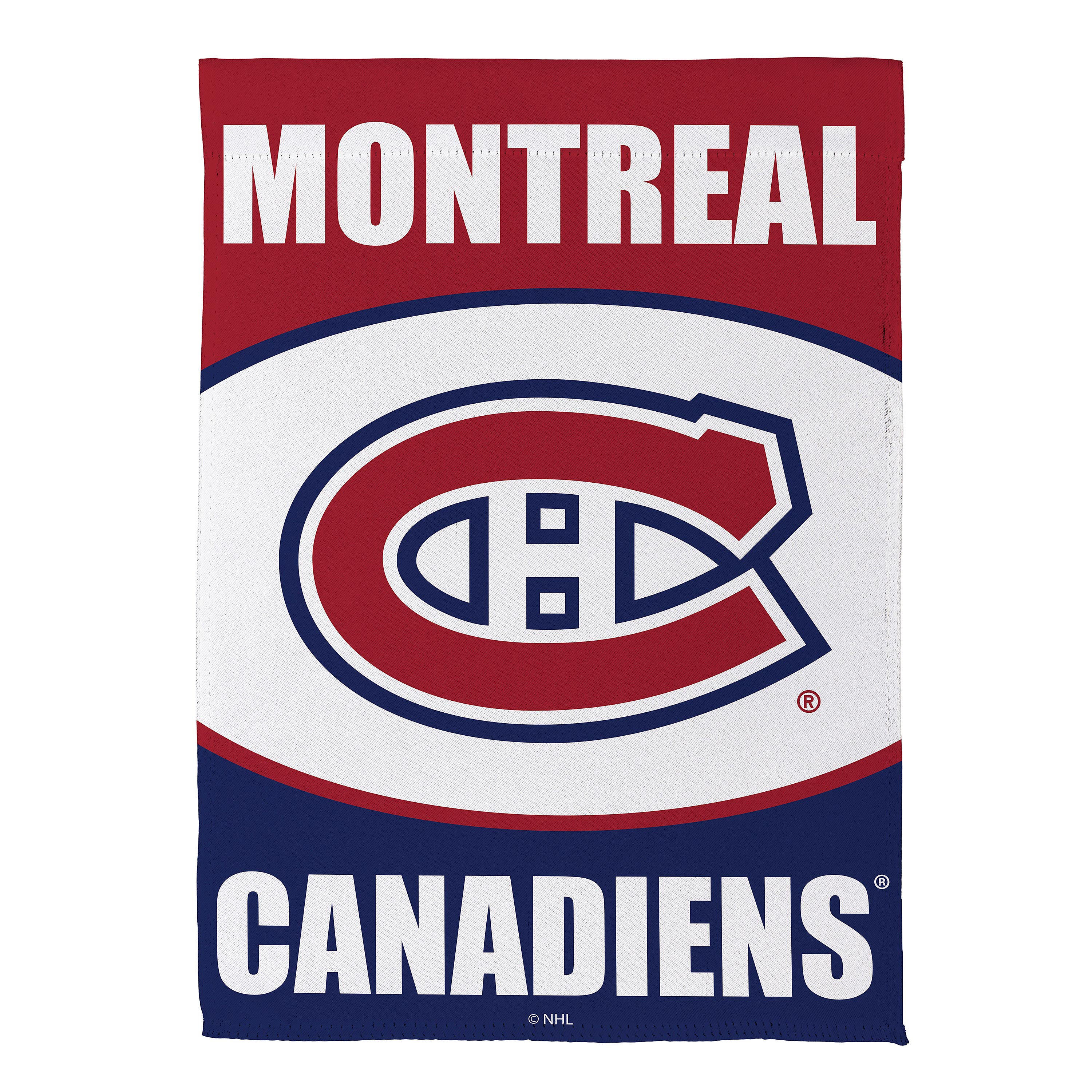 Montreal Canadiens 12.5" x 28" Scoped Logo Double-Sided Suede Garden Flag