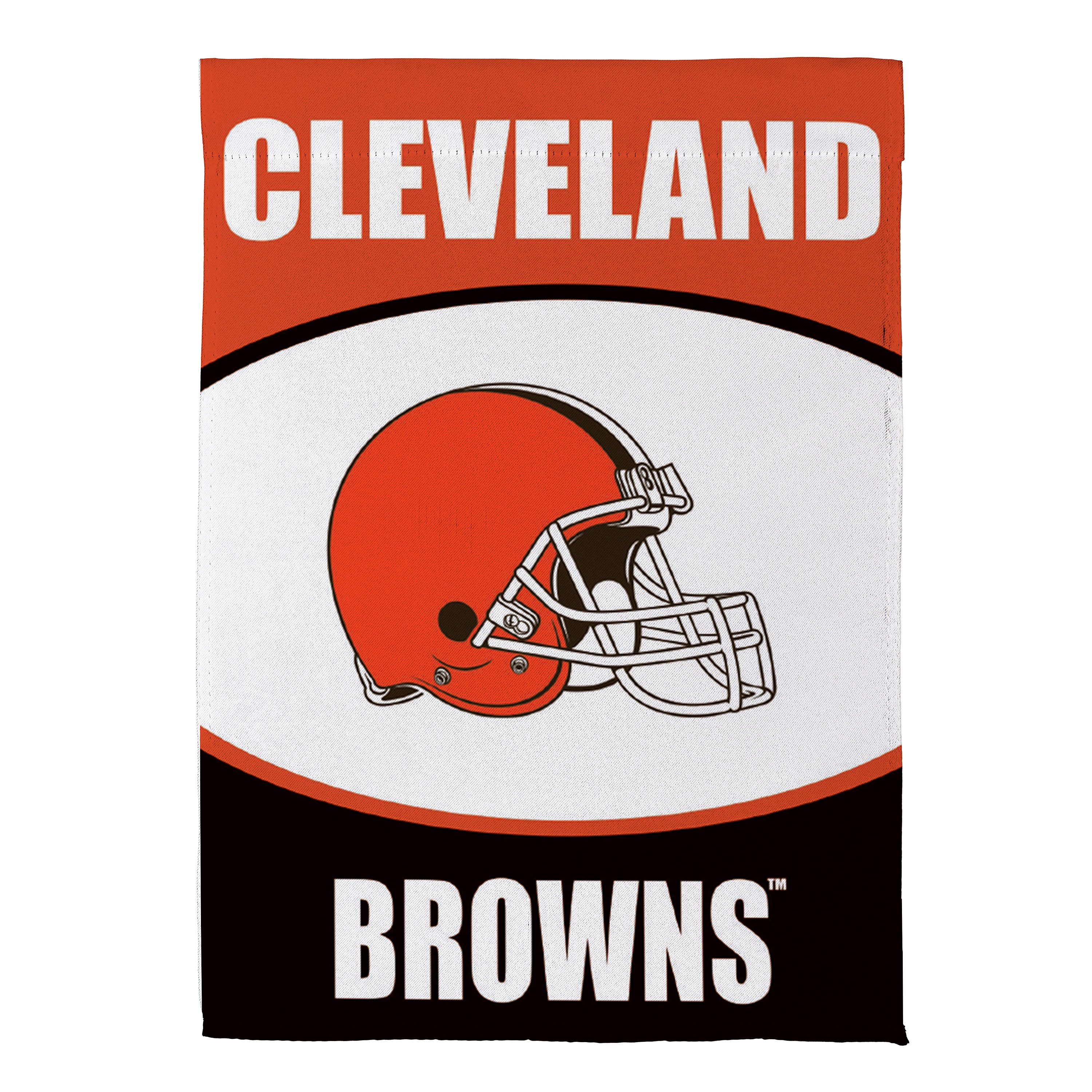 Cleveland Browns 12.5" x 28" Scoped Logo Double-Sided Suede Garden Flag
