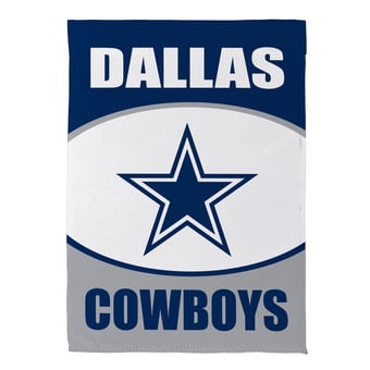 "Dallas Cowboys 12.5"" x 28"" Scoped Logo Double-Sided Suede Garden Flag"