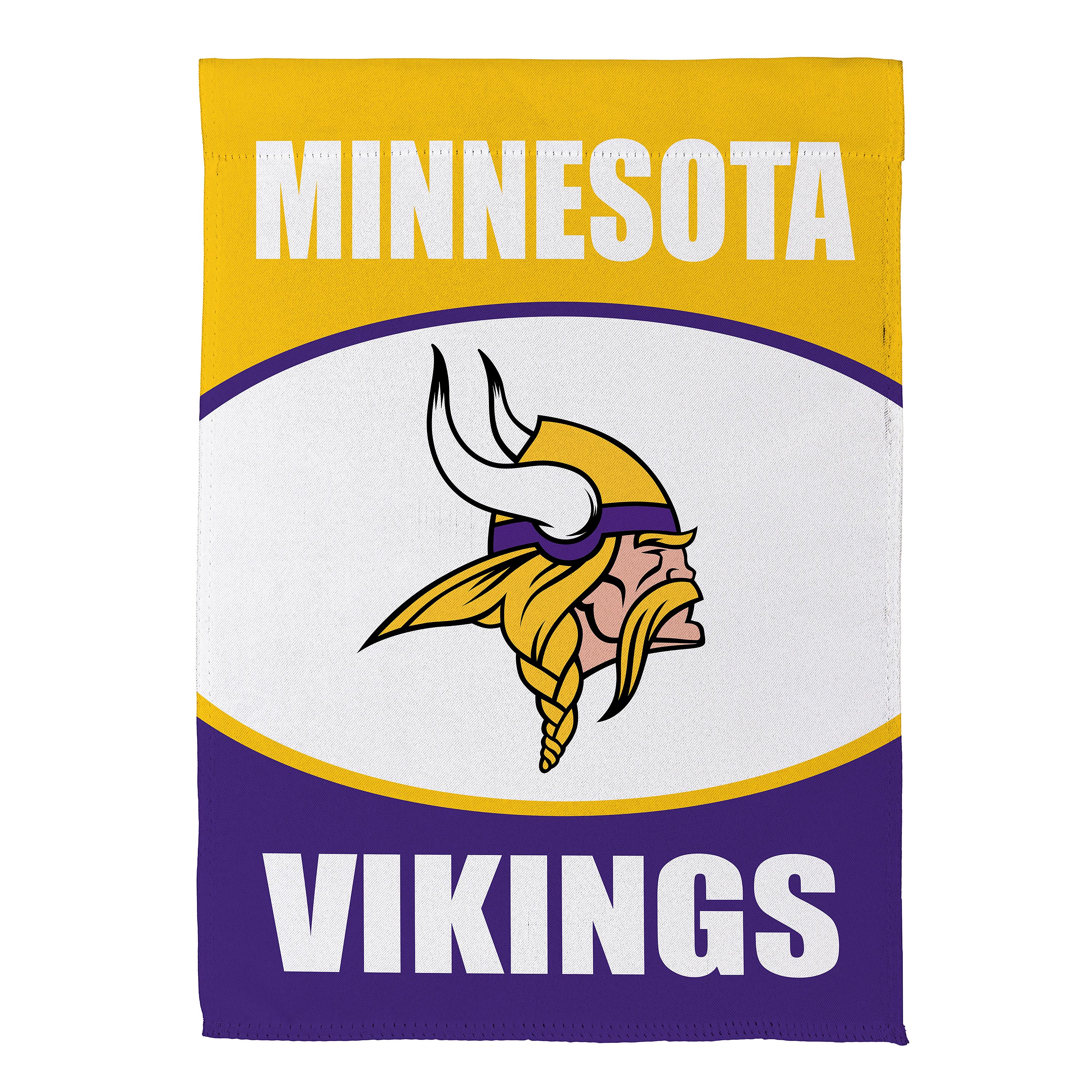 Minnesota Vikings 12.5" x 28" Scoped Logo Double-Sided Suede Garden Flag