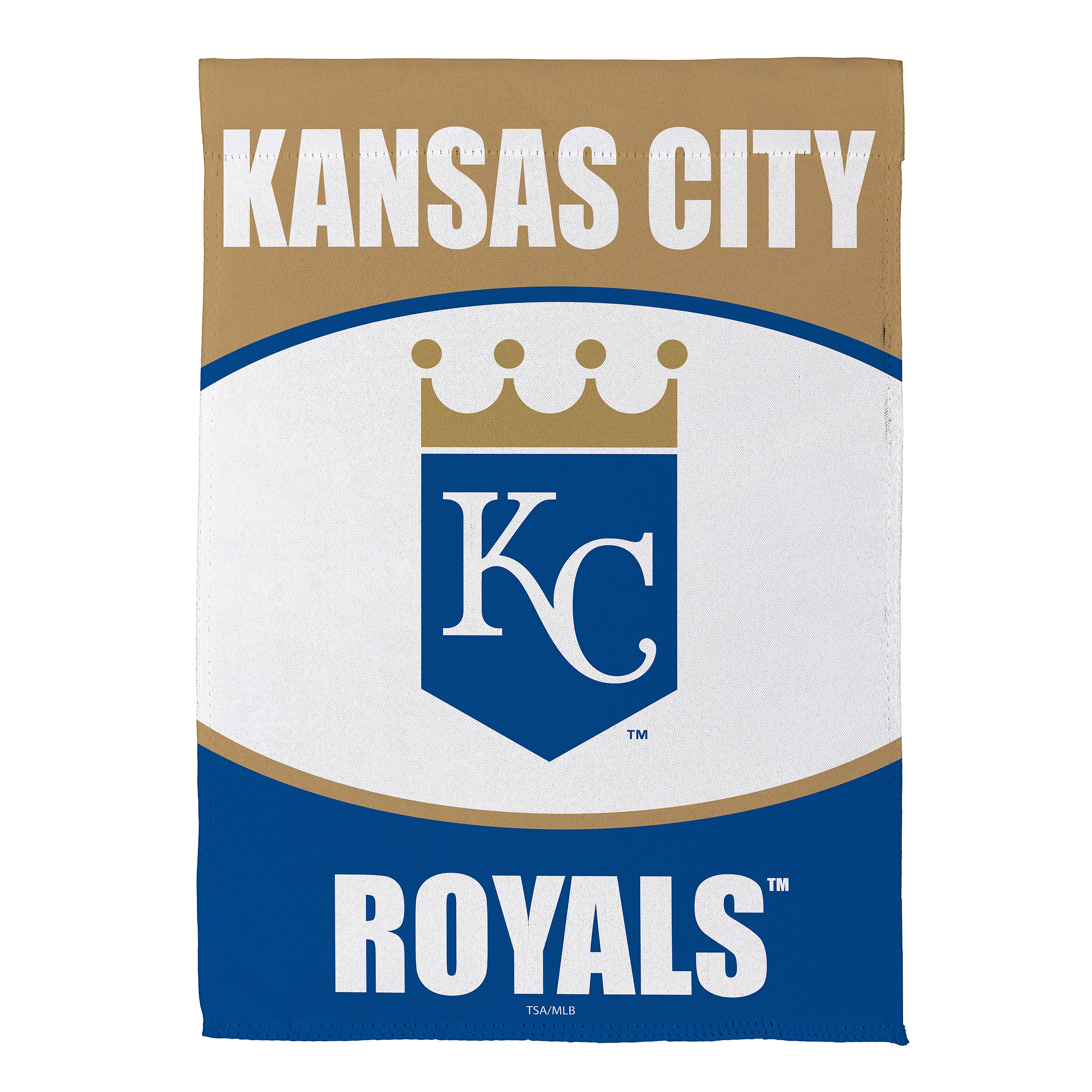 Kansas City Royals 12.5" x 28" Scoped Logo Double-Sided Suede Garden Flag