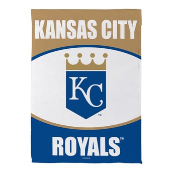 Kansas City Royals 12.5" x 28" Scoped Logo Double-Sided Suede Garden Flag