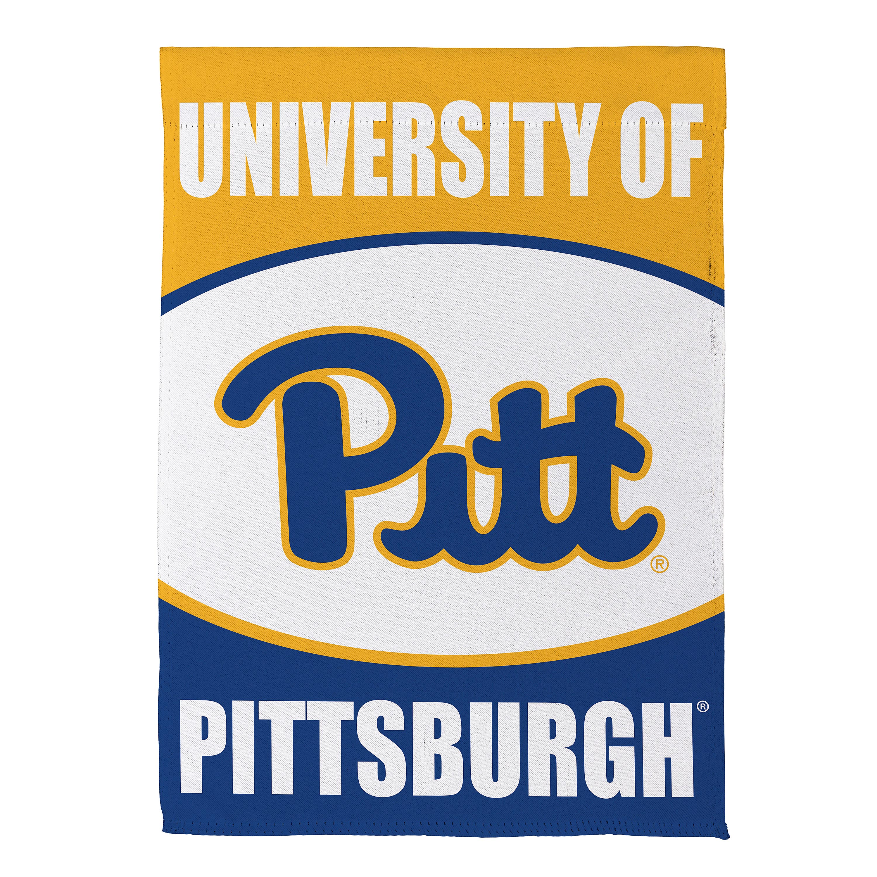 Pitt Panthers 12.5" x 28" Scoped Logo Double-Sided Suede Garden Flag