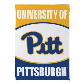 Pitt Panthers 12.5" x 28" Scoped Logo Double-Sided Suede Garden Flag