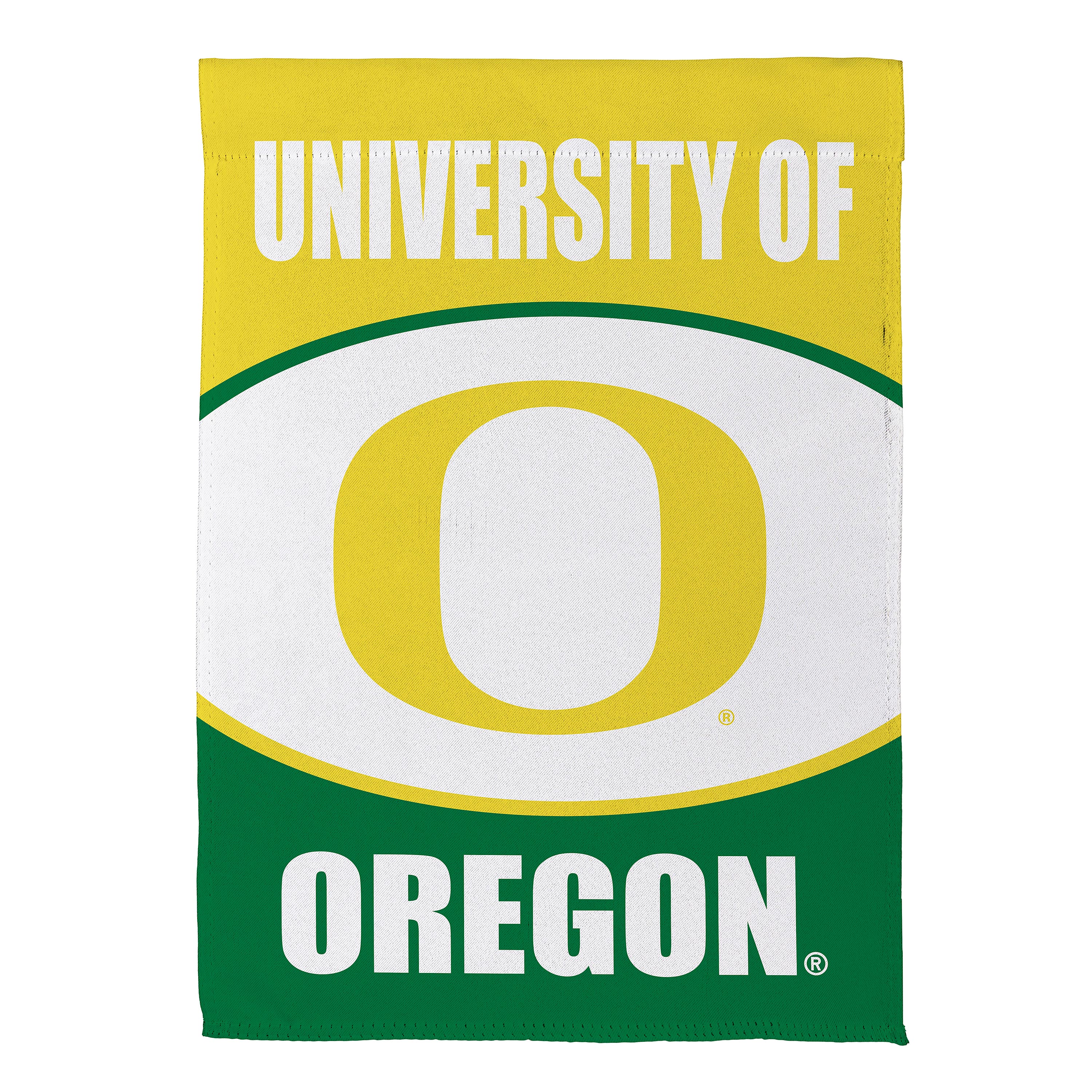 Oregon Ducks 29" x 43" Scoped Logo Double-Sided Suede House Flag