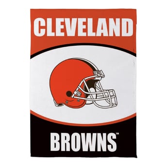 Cleveland Browns 29" x 43" Scoped Logo Double-Sided Suede House Flag