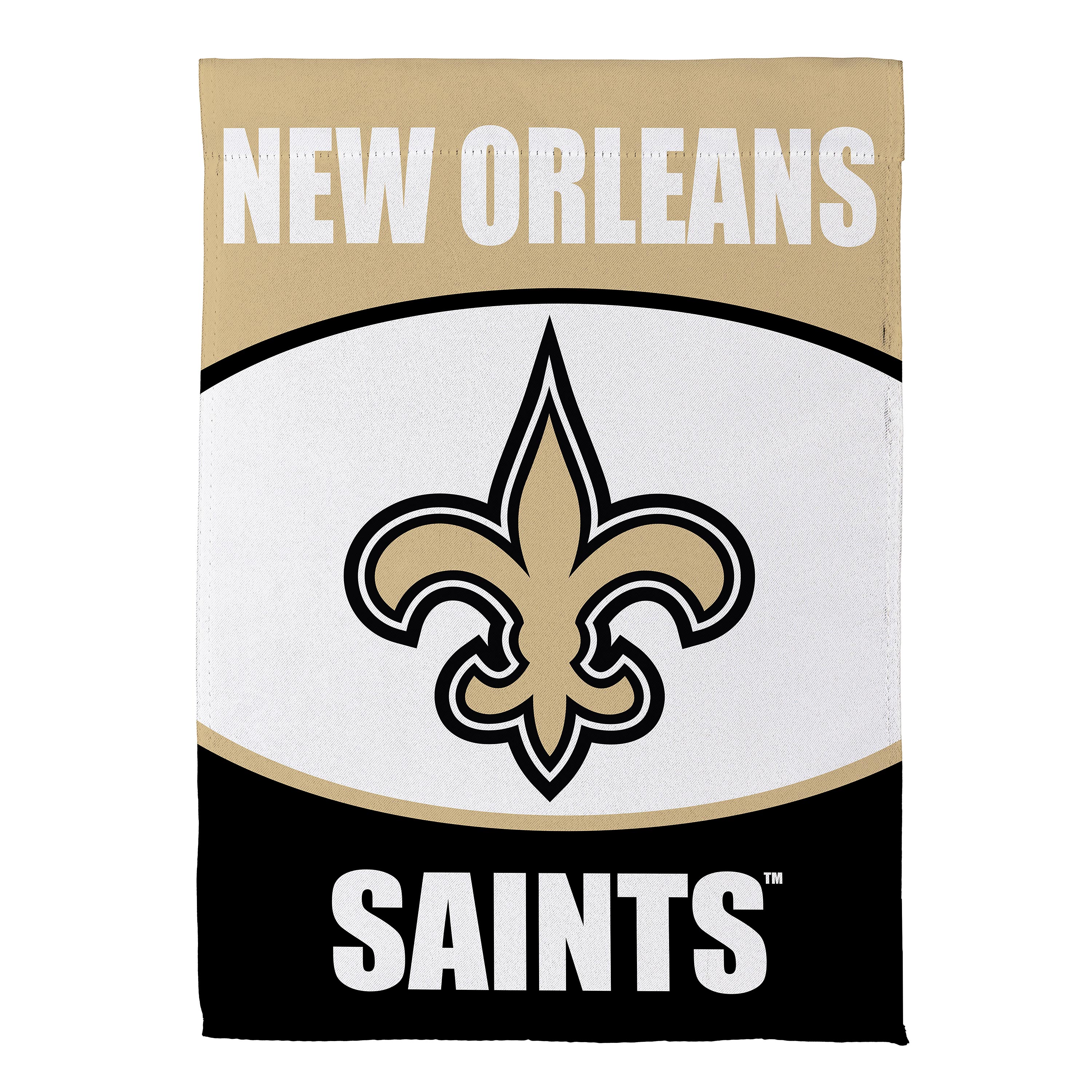 New Orleans Saints 29" x 43" Scoped Logo Double-Sided Suede House Flag