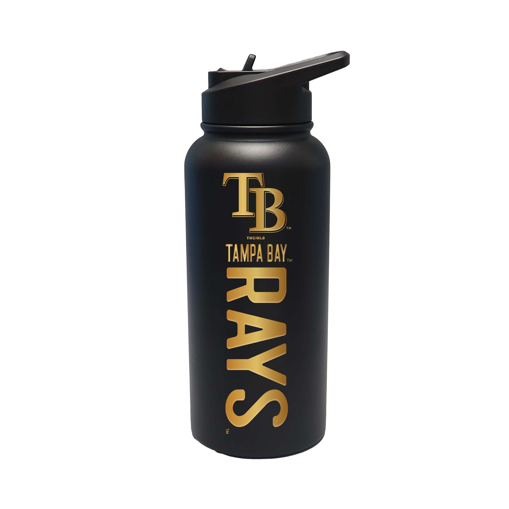 The Memory Company Tampa Bay Rays 32oz. Stainless Steel Gold Lettering Tumbler