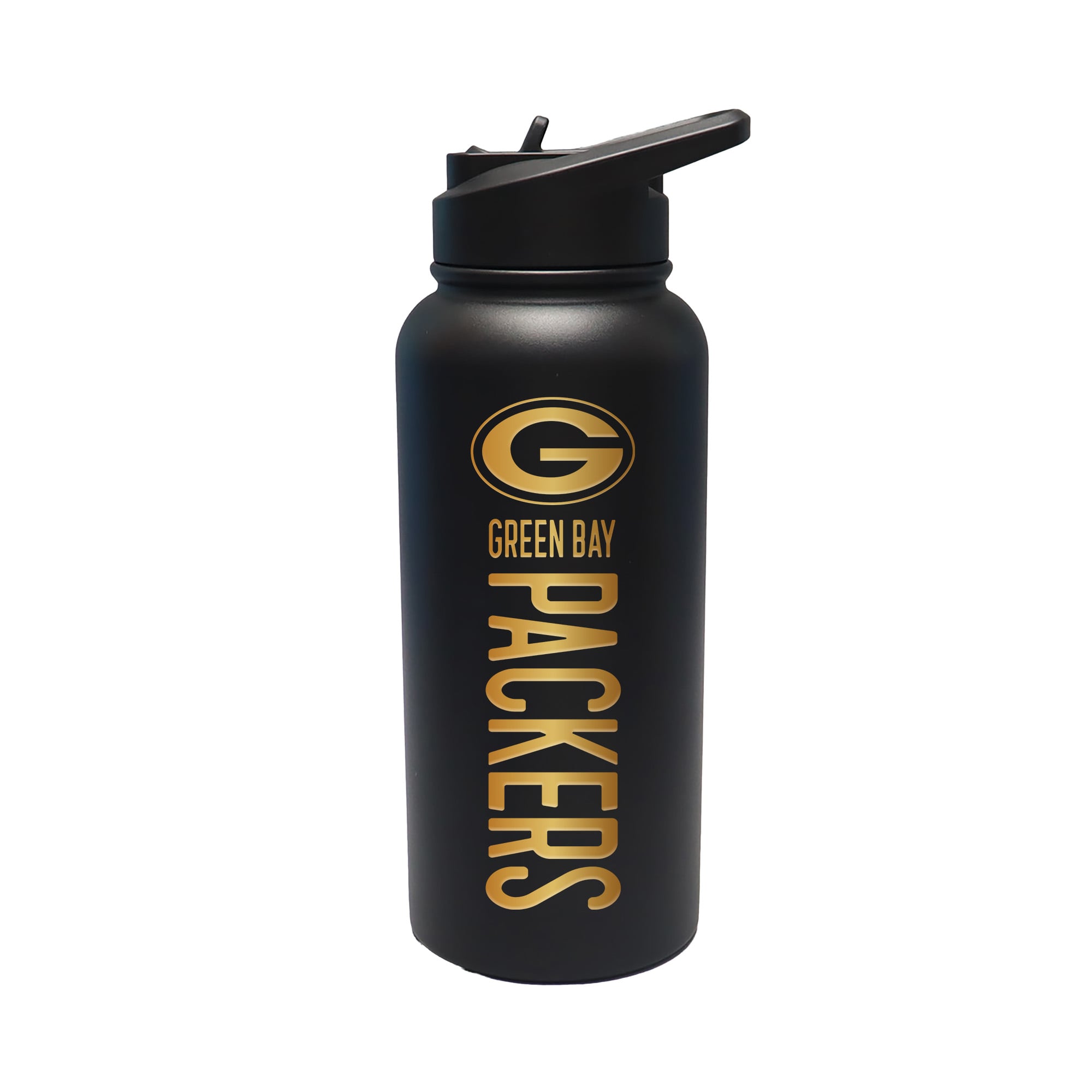The Memory Company Green Bay Packers 32oz. Stainless Steel Gold Lettering Tumbler