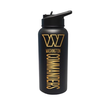 The Memory Company Washington Commanders 32oz. Stainless Steel Gold Lettering Tumbler