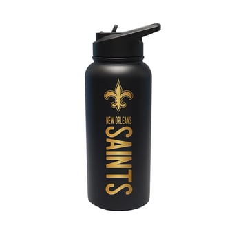 The Memory Company New Orleans Saints 32oz. Stainless Steel Gold Lettering Tumbler