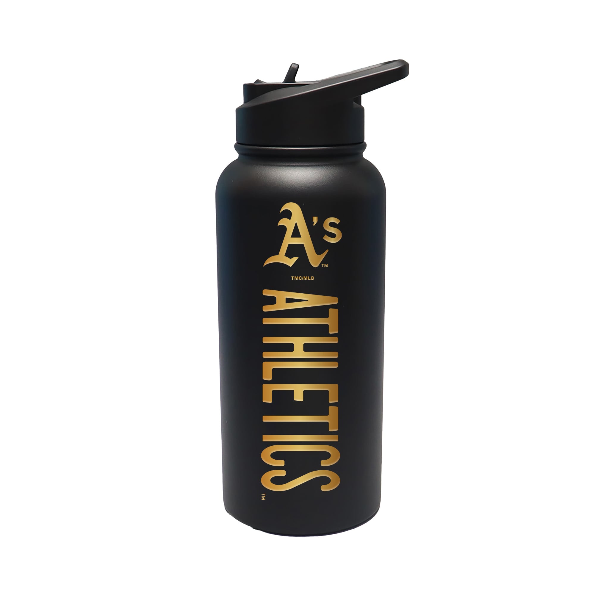 The Memory Company Athletics 32oz. Stainless Steel Gold Lettering Tumbler