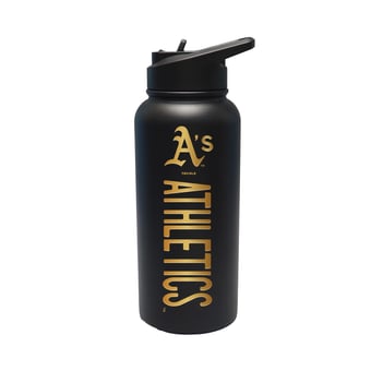 The Memory Company Athletics 32oz. Stainless Steel Gold Lettering Tumbler