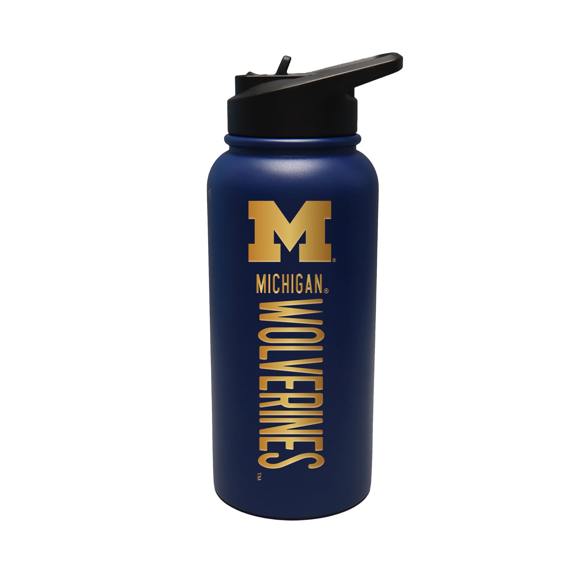 The Memory Company Michigan Wolverines 32oz. Stainless Steel Gold Lettering Tumbler