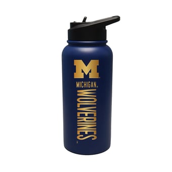The Memory Company Michigan Wolverines 32oz. Stainless Steel Gold Lettering Tumbler