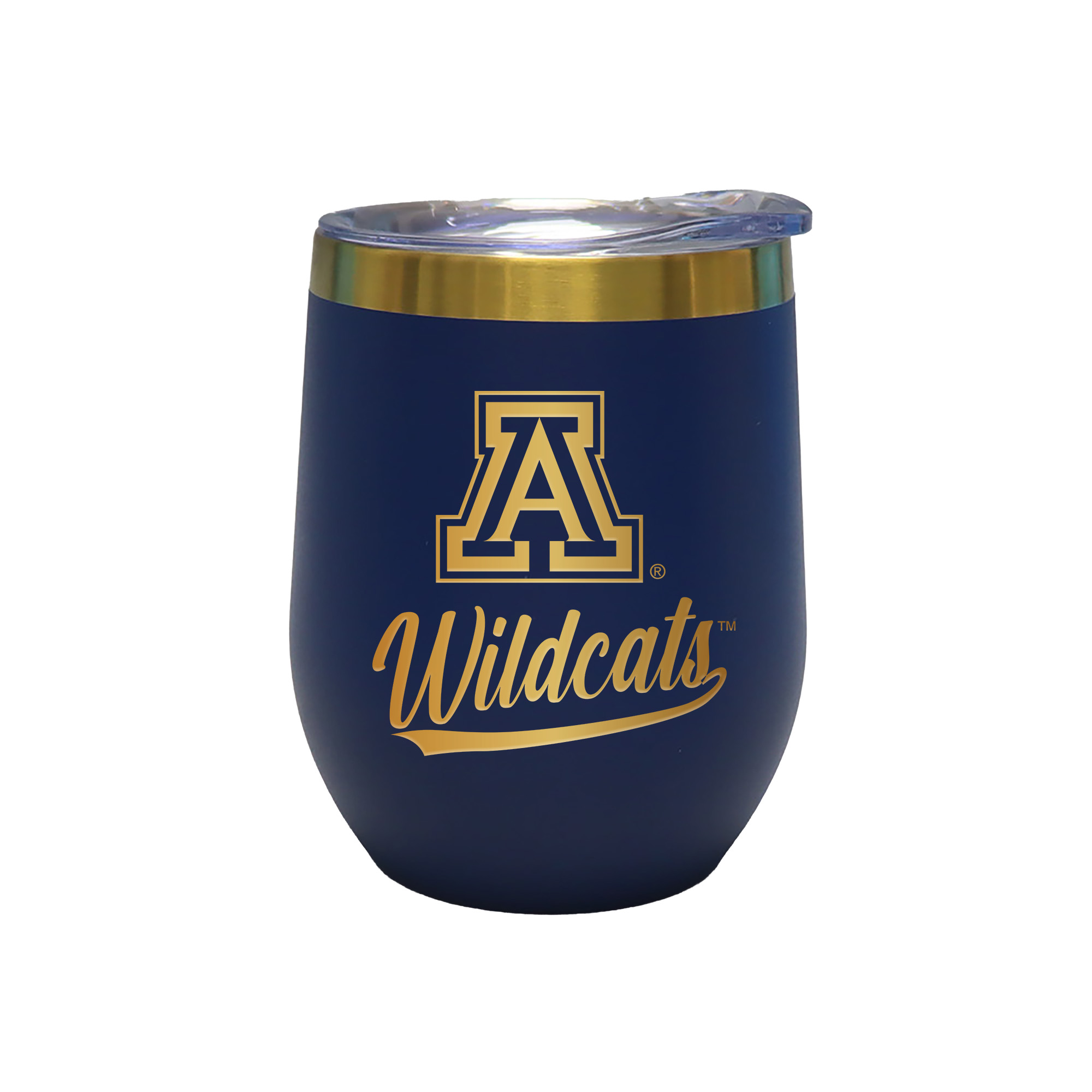 The Memory Company Arizona Wildcats 12oz. Stainless Steel Gold Lettering Stemless Wine Tumbler The Memory Company Arizona Wildcats 12oz. Stainless Steel Gold Lettering Stemless Wine Tumbler