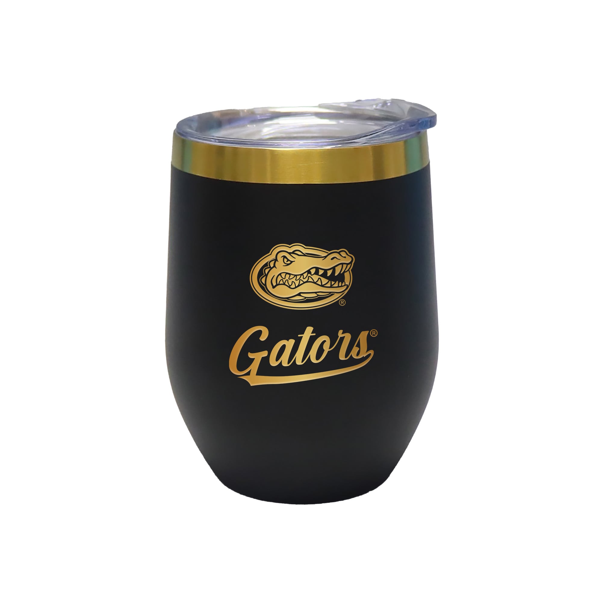 The Memory Company Florida Gators 12oz. Stainless Steel Gold Lettering Stemless Wine Tumbler