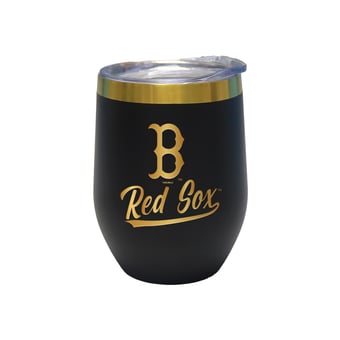 The Memory Company Boston Red Sox 12oz. Stainless Steel Gold Lettering Stemless Wine Tumbler