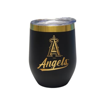 The Memory Company Los Angeles Angels 12oz. Stainless Steel Gold Lettering Stemless Wine Tumbler