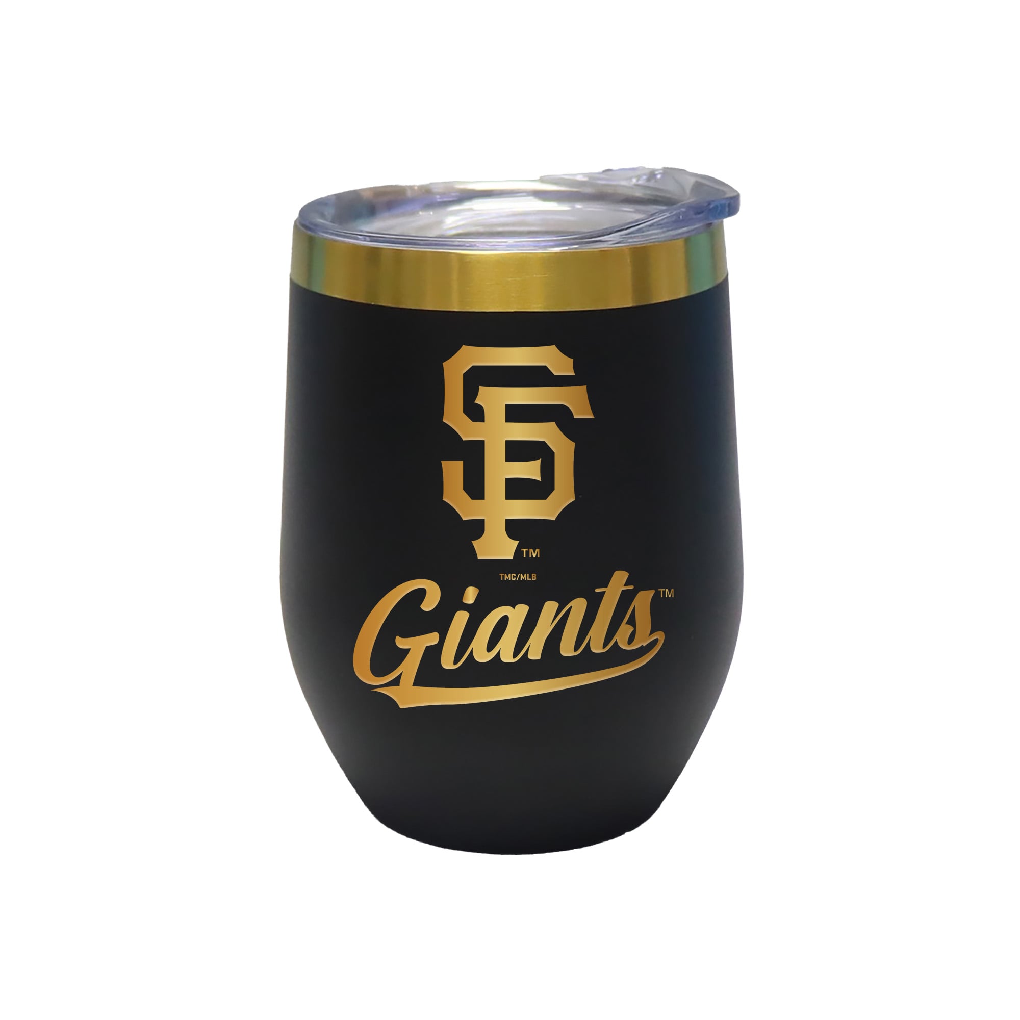The Memory Company San Francisco Giants 12oz. Stainless Steel Gold Lettering Stemless Wine Tumbler