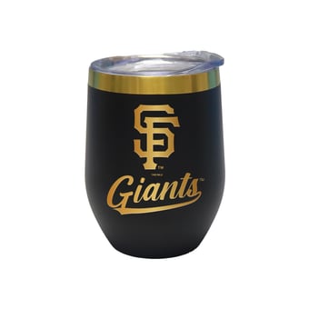 The Memory Company San Francisco Giants 12oz. Stainless Steel Gold Lettering Stemless Wine Tumbler