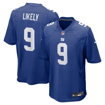 New York Giants Nike Game Home Jersey - Royal - Isaiah Likely - Mens