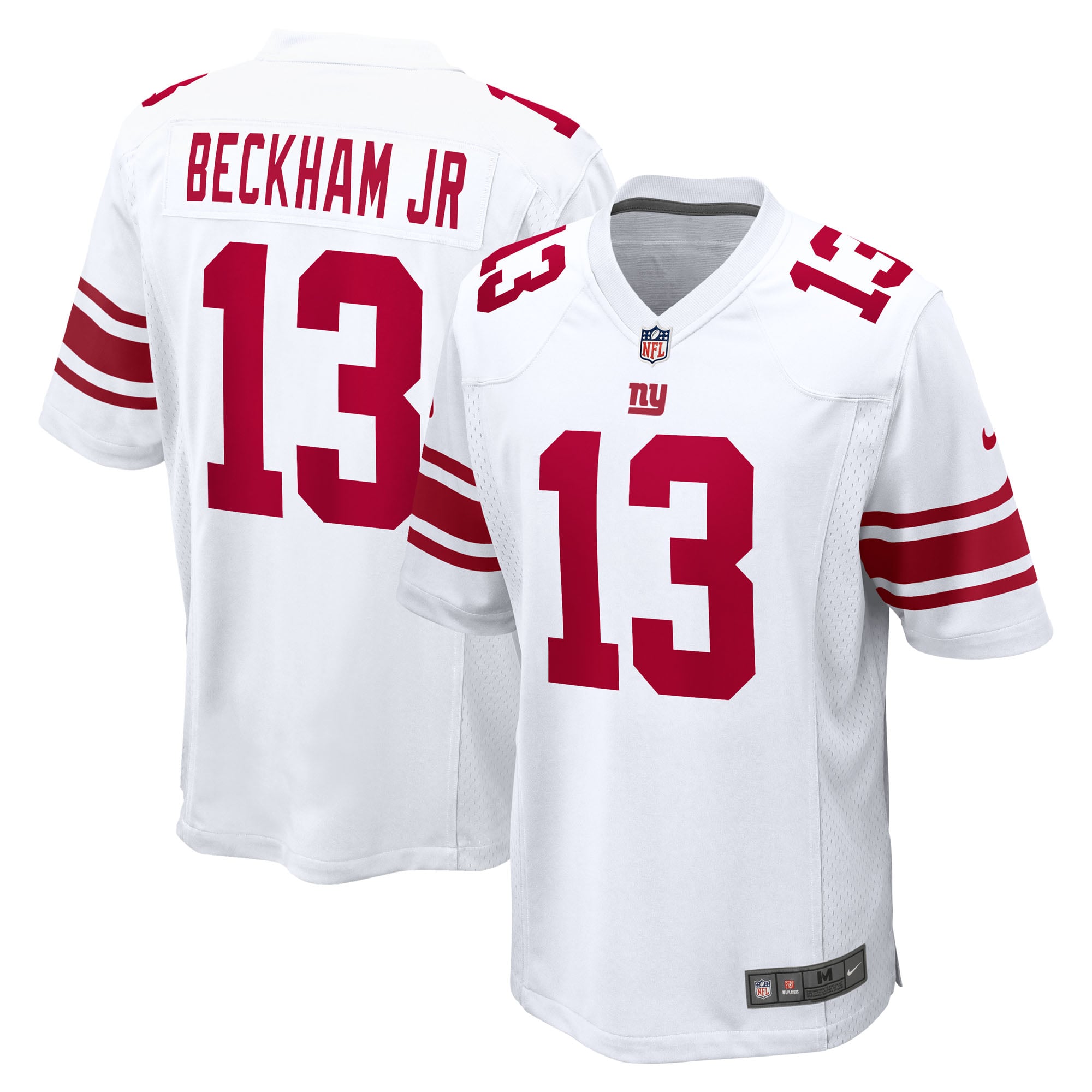 New York Giants Nike Game Road Jersey - White - Odell Beckham Jr. - Mens