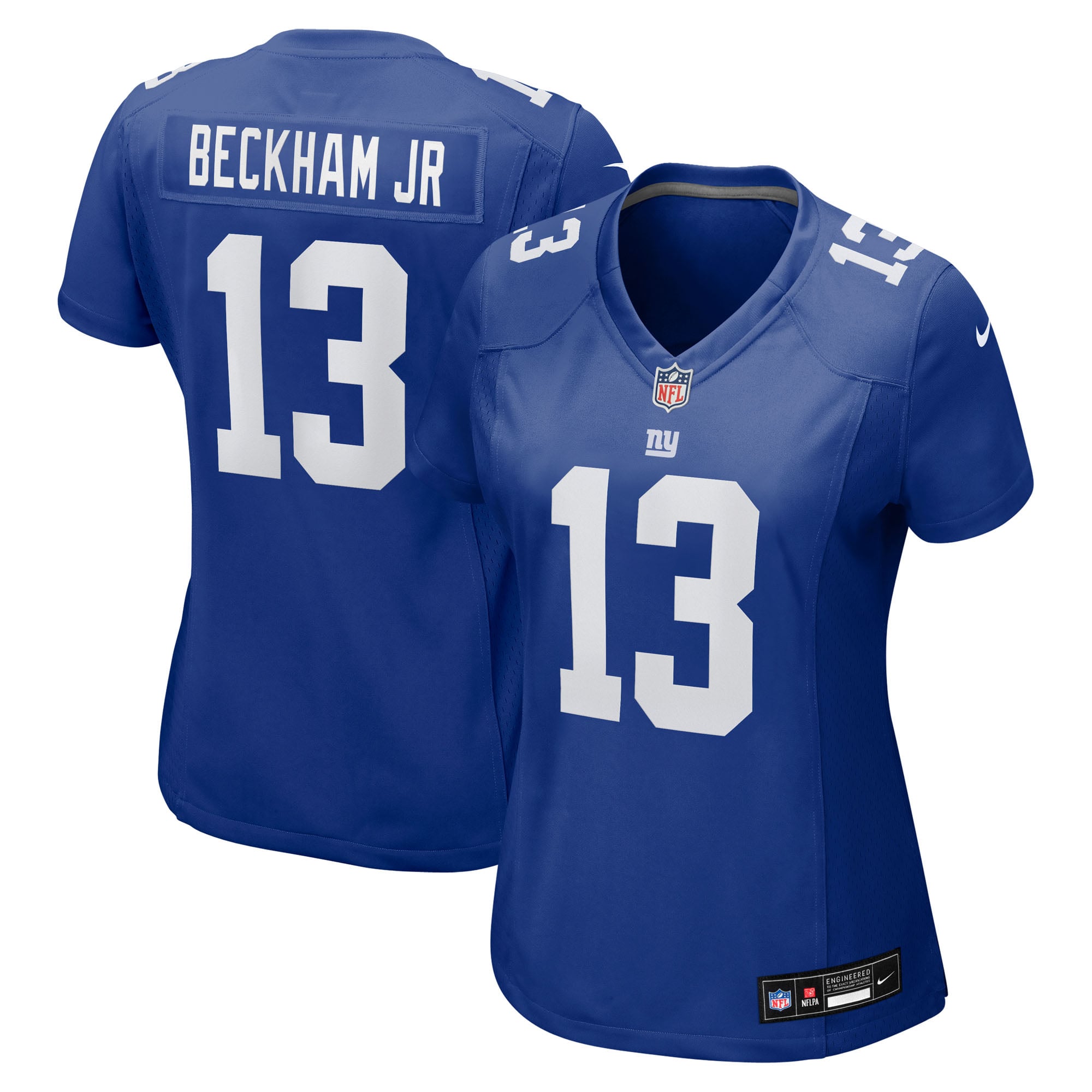 New York Giants Nike Game Home Jersey - Royal - Odell Beckham Jr. - Womens
