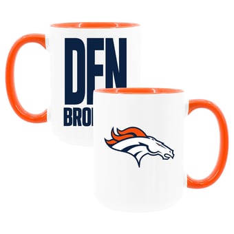 The Memory Company Denver Broncos Two-Piece 15oz. Coffee Mug Set