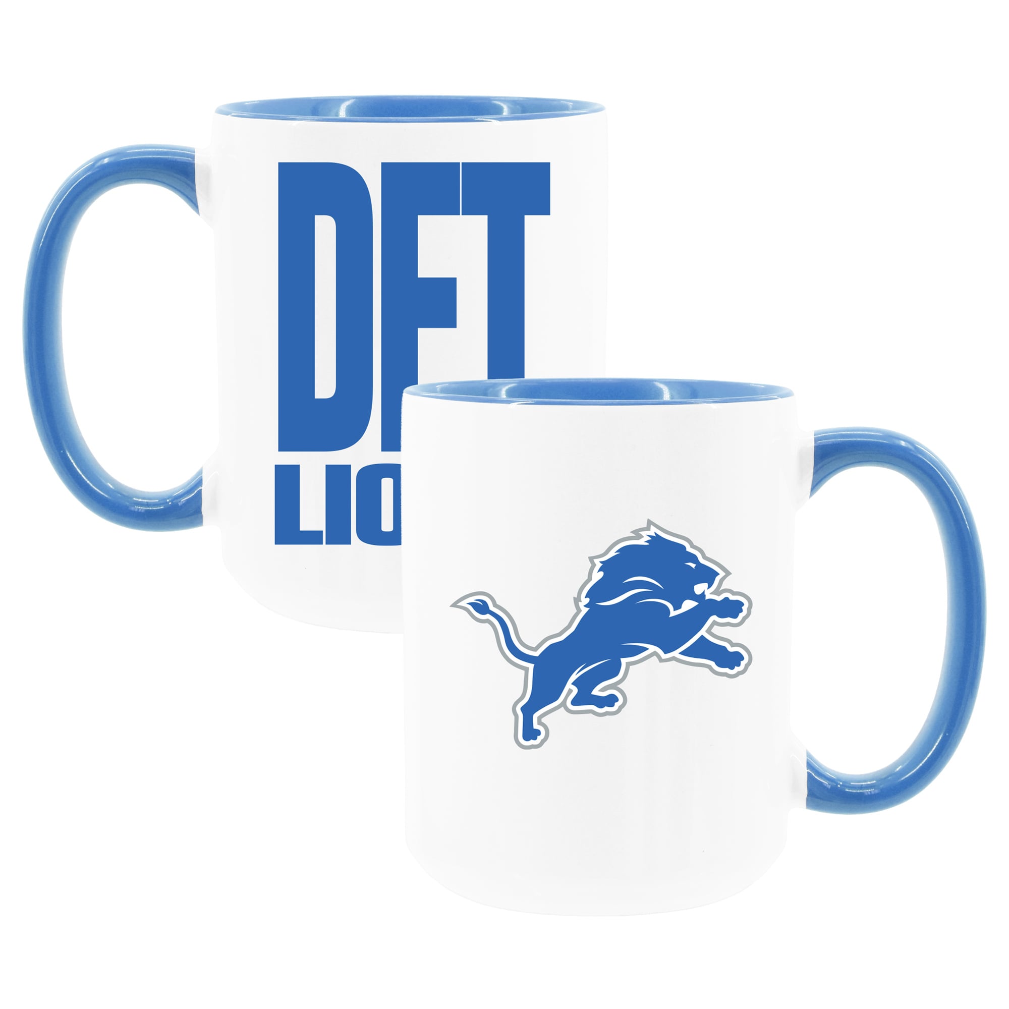 The Memory Company Detroit Lions Two-Piece 15oz. Coffee Mug Set