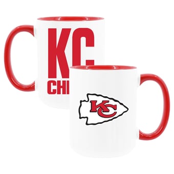The Memory Company Kansas City Chiefs Two-Piece 15oz. Coffee Mug Set