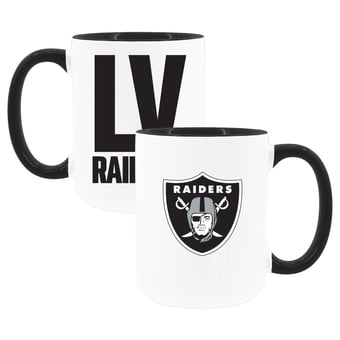 The Memory Company Las Vegas Raiders Two-Piece 15oz. Coffee Mug Set