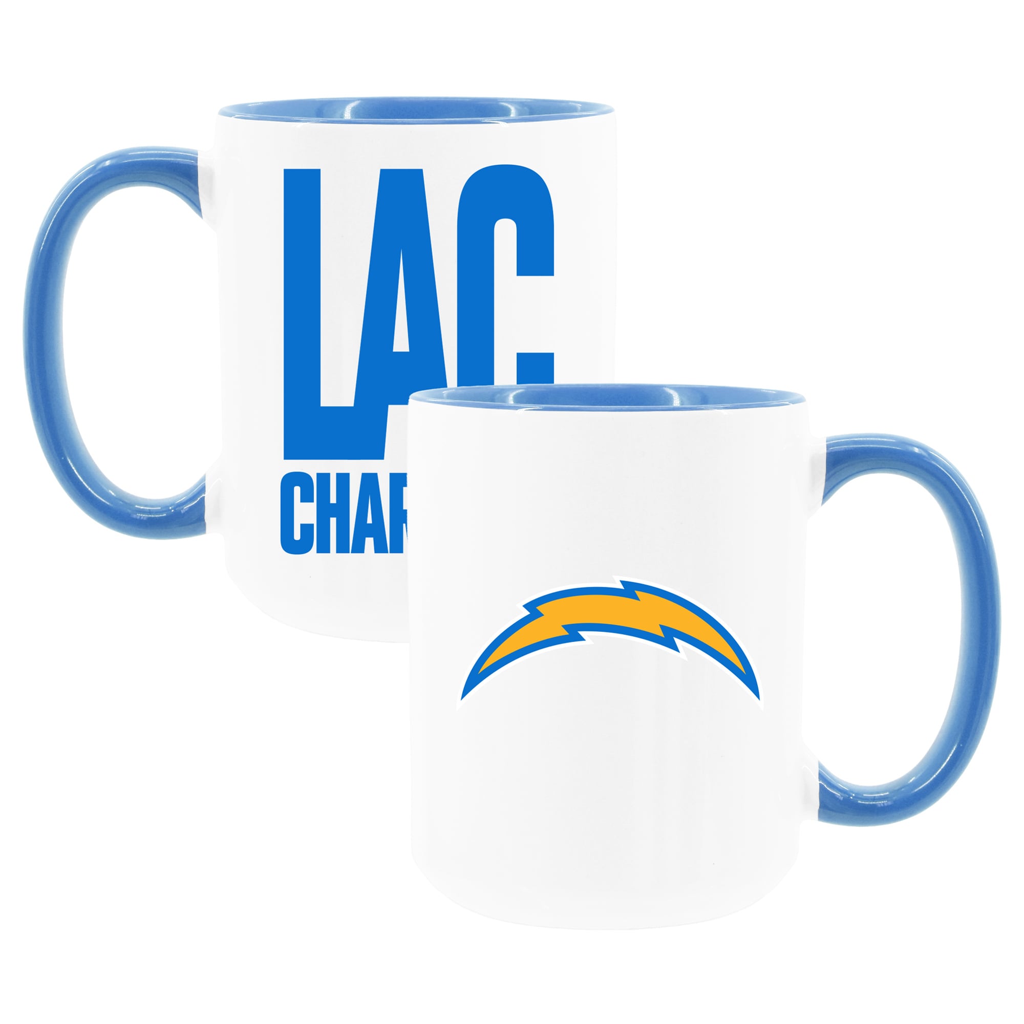 The Memory Company Los Angeles Chargers Two-Piece 15oz. Coffee Mug Set