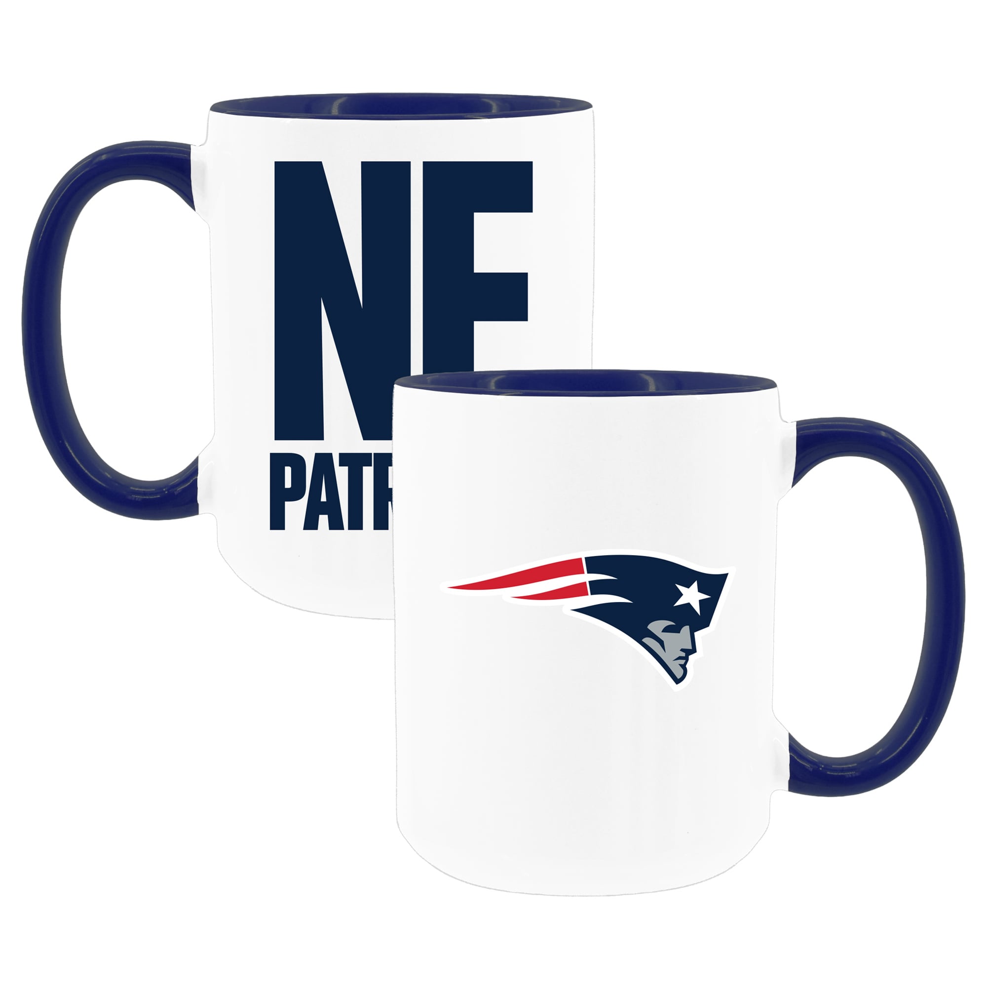 The Memory Company New England Patriots Two-Piece 15oz. Coffee Mug Set