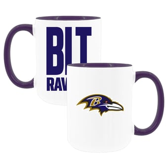 The Memory Company Baltimore Ravens Two-Piece 15oz. Coffee Mug Set